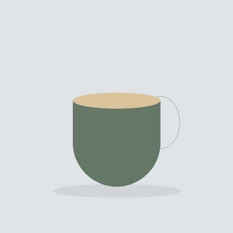 Everyday stoneware mug